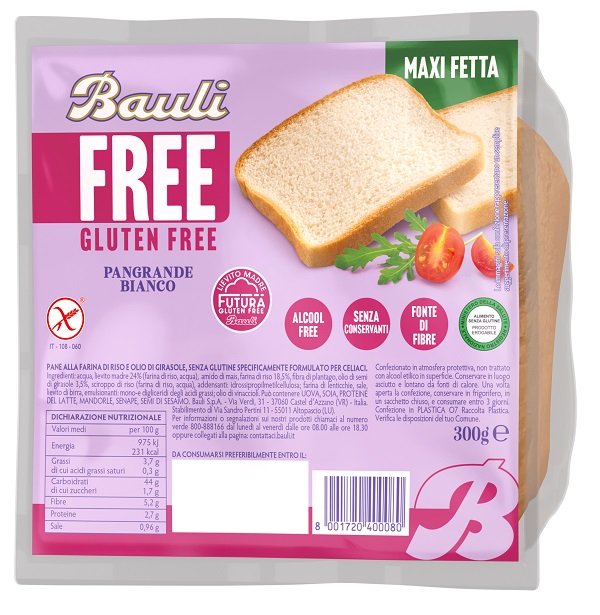 BAULI FREE PANGRANDE BIANCO 300 G - Farmacia Murachelli Di Putelli dr. Giovanni