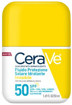 CERAVE FLUIDO PROTEZIONE SOLARE IDRATANTE INVISIBILE SPF50 50 ML - Farmacia Murachelli Di Putelli dr. Giovanni