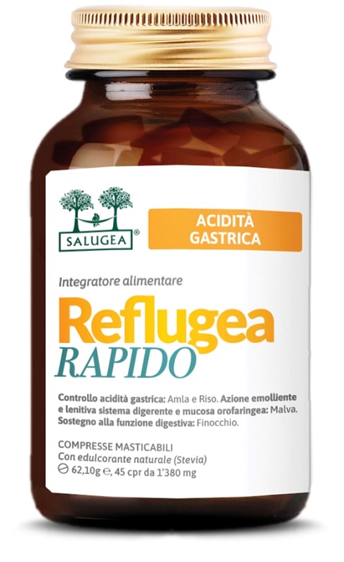 REFLUGEA RAPIDO SALUGEA 45 COMPRESSE MASTICABILI DA 1380 MG - Farmacia Murachelli Di Putelli dr. Giovanni
