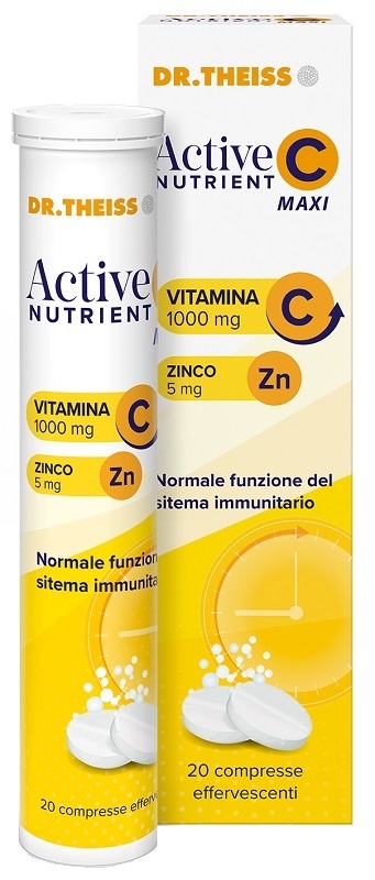 THEISS ATIVE NUTRIENT C-MAXI 20 COMPRESSE EFFERVESCENTI - Farmacia Murachelli Di Putelli dr. Giovanni