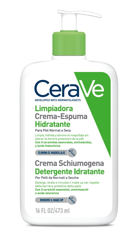 CERAVE CREMA SCHIUMOGENA DETERGENTE IDRATANTE 473 ML - Farmacia Murachelli Di Putelli dr. Giovanni