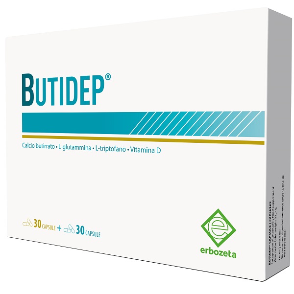 BUTIDEP CAPSULE 30 CAPSULE BIANCHE + 30 CAPSULE AZZURRE - Farmacia Murachelli Di Putelli dr. Giovanni
