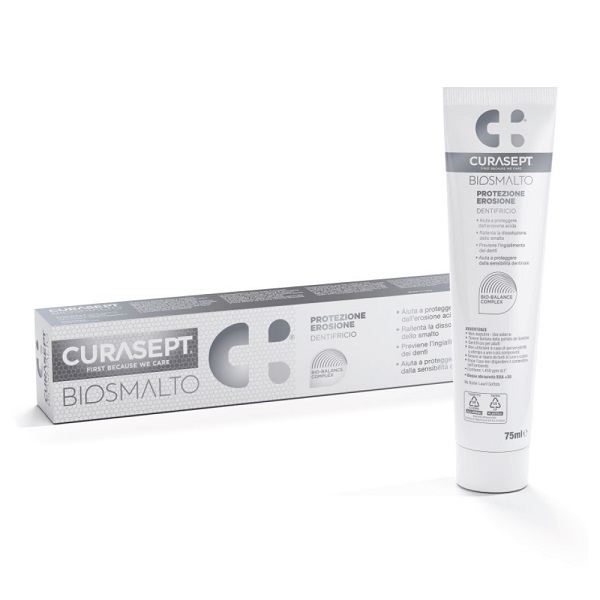 CURASEPT BIOSMALTO PROTEZIONE EROSIONE DENTIFRICIO 75 ML - Farmacia Murachelli Di Putelli dr. Giovanni