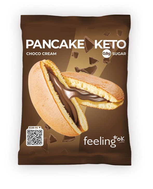 FEELING OK PANCAKE KETO CHOCO CREAM 50 G - Farmacia Murachelli Di Putelli dr. Giovanni