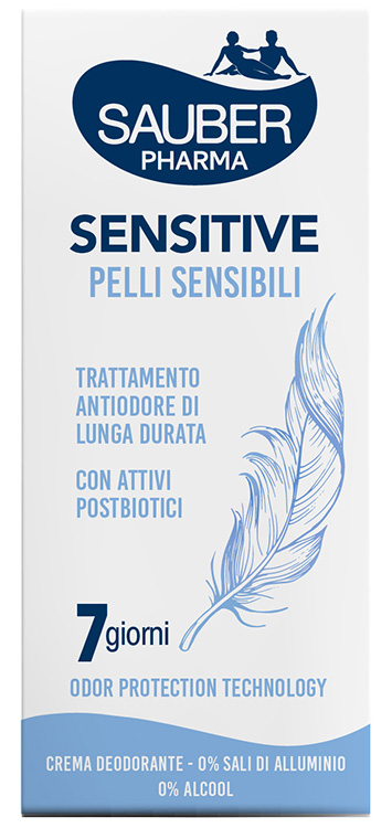 SAUBER DEO 7 GIORNI SENSITIVE PELLI SENSIBILI CREMA 35 ML - Farmacia Murachelli Di Putelli dr. Giovanni