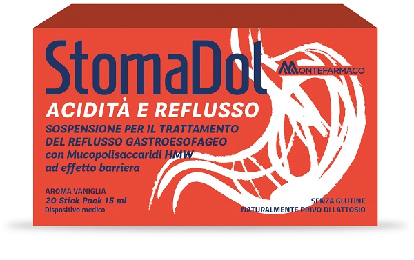 STOMADOL ACIDITA' REFLUSSO 20 STICK PACK DA 15 ML - Farmacia Murachelli Di Putelli dr. Giovanni