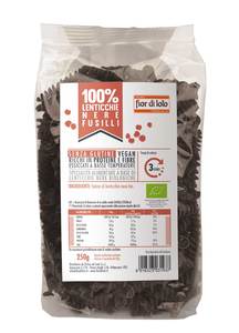 FUSILLI DI LENTICCHIE NERE BIO 250 G - Farmacia Murachelli Di Putelli dr. Giovanni