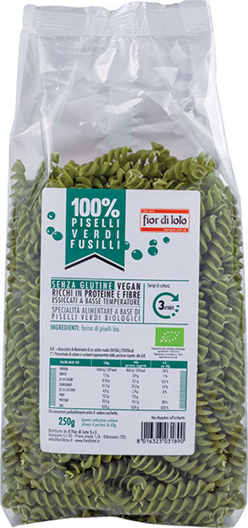 FUSILLI DI PISELLI BIO 250 G - Farmacia Murachelli Di Putelli dr. Giovanni