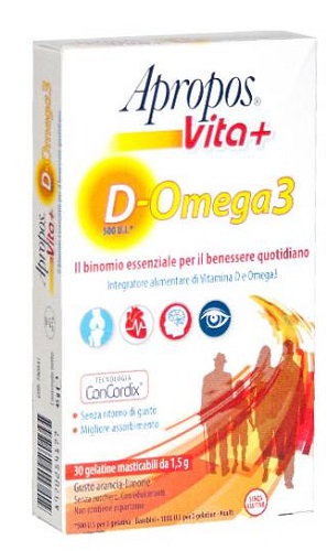 APROPOS VITA+VITAMINA D + OMEGA 3 30 GELATINE - Farmacia Murachelli Di Putelli dr. Giovanni