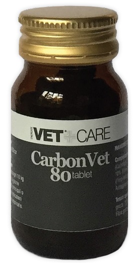 VETCARE CARBONVET 80 COMPRESSE 500 MG - Farmacia Murachelli Di Putelli dr. Giovanni