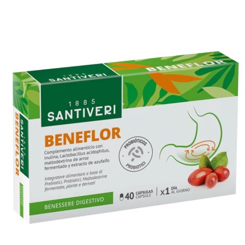 BENEFLOR 40 CAPSULE DA 0,5 G - Farmacia Murachelli Di Putelli dr. Giovanni