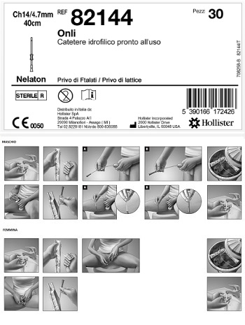 CATETERE IDROFILICO ONLI PRONTO ALL'USO 40 CM CH 14 30 PEZZI - Farmacia Murachelli Di Putelli dr. Giovanni
