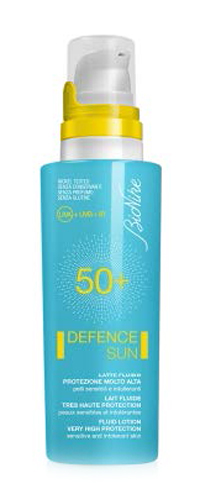 DEFENCE SUN 50+ LATTE FLUIDO PROTEZIONE MOLTO ALTA 125 ML - Farmacia Murachelli Di Putelli dr. Giovanni