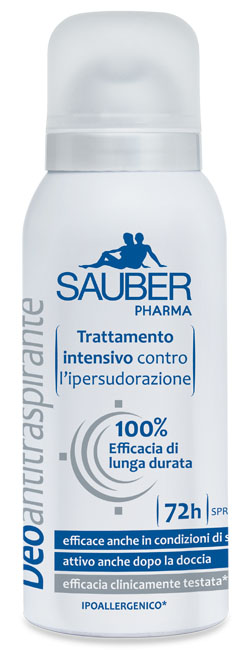 SAUBER ANTITRASPIRANTE 72 ORE SPRAY - Farmacia Murachelli Di Putelli dr. Giovanni