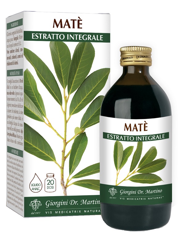 MATE' ESTRATTO INTEGRALE 200 ML - Farmacia Murachelli Di Putelli dr. Giovanni