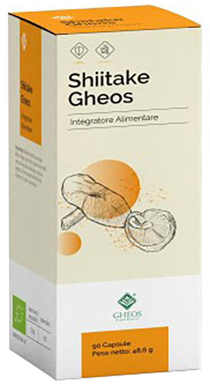 SHIITAKE GHEOS 90 CAPSULE DA 540 MG - Farmacia Murachelli Di Putelli dr. Giovanni