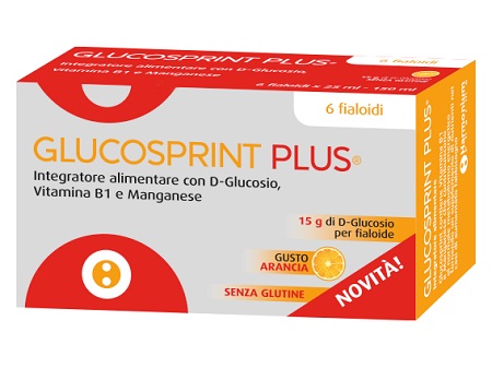 GLUCOSPRINT PLUS ARANCIA 6 FIALOIDI DA 25 ML - Farmacia Murachelli Di Putelli dr. Giovanni