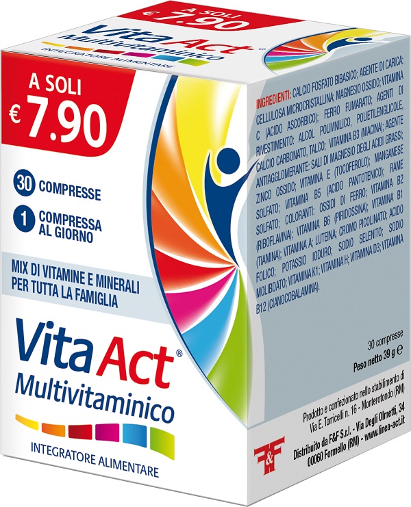 VITA ACT MULTIVITAMINICO 30 COMPRESSE - Farmacia Murachelli Di Putelli dr. Giovanni
