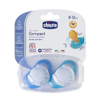 CHICCO SUCCHIETTO COMPACT BOY S6-16 MESI 2 PEZZI - Farmacia Murachelli Di Putelli dr. Giovanni