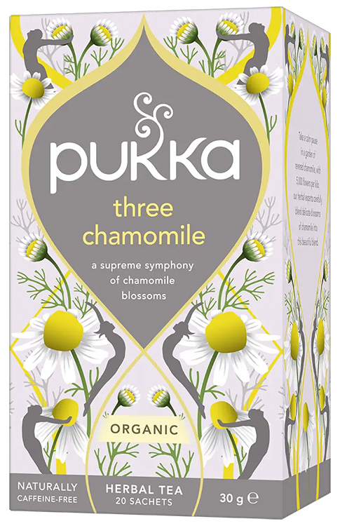 PUKKA THREE CHAMOMILE 40 G - Farmacia Murachelli Di Putelli dr. Giovanni