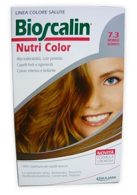 BIOSCALIN NUTRI COLOR 7,3 BIONDO DORATO SINCROB 124 ML - Farmacia Murachelli Di Putelli dr. Giovanni