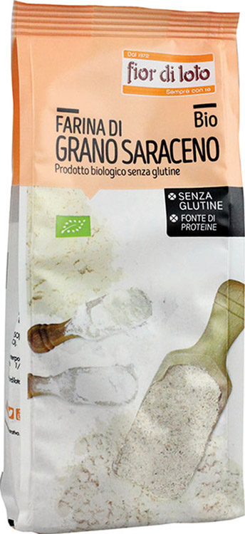 FARINA GRANO SARACENO SENZA GLUTINE BIO 375 G - Farmacia Murachelli Di Putelli dr. Giovanni