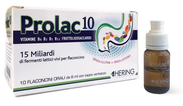 PROLAC10 FERMENTI LATTICI 15 MILIARDI 10 FLACONCINI 8 ML - Farmacia Murachelli Di Putelli dr. Giovanni