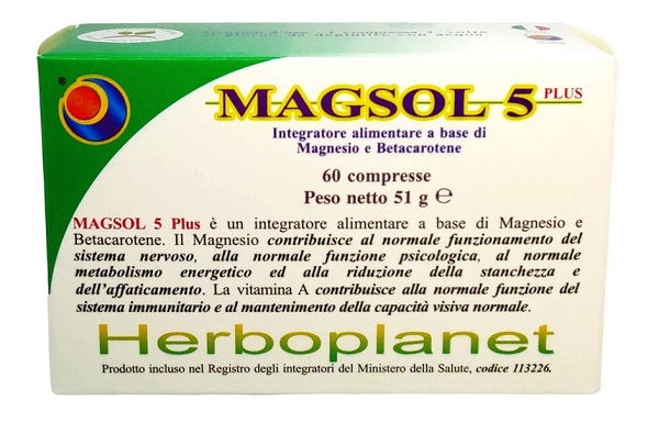 MAGSOL 5 PLUS 60 COMPRESSE - Farmacia Murachelli Di Putelli dr. Giovanni