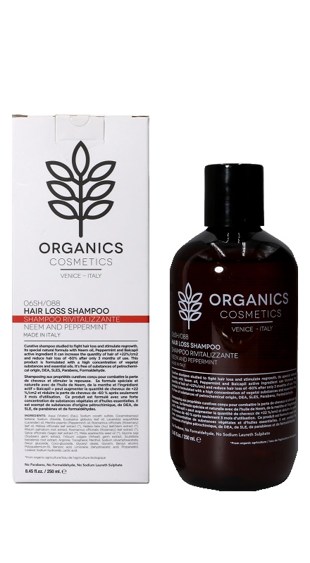 ORGANICS PHARM HAIR LOSS SHAMPOO NEEM OIL AND PEPPERMINT 250 ML - Farmacia Murachelli Di Putelli dr. Giovanni