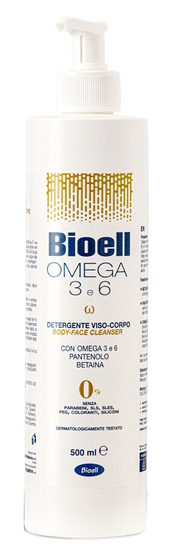 BIOELL OMEGA 3-6 DETERGENTE VISO / CORPO AGLI OMEGA 3 E 6 - Farmacia Murachelli Di Putelli dr. Giovanni