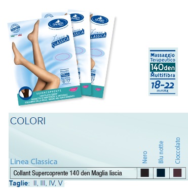 SAUBER COLLANT 140 DENARI SUPER COPRENTE MICRORETE CIOCCOLATO 2 LINEA CLASSICA - Farmacia Murachelli Di Putelli dr. Giovanni