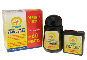 SPIRULINA MARCUS ROHRER 180 COMPRESSE + OF - Farmacia Murachelli Di Putelli dr. Giovanni