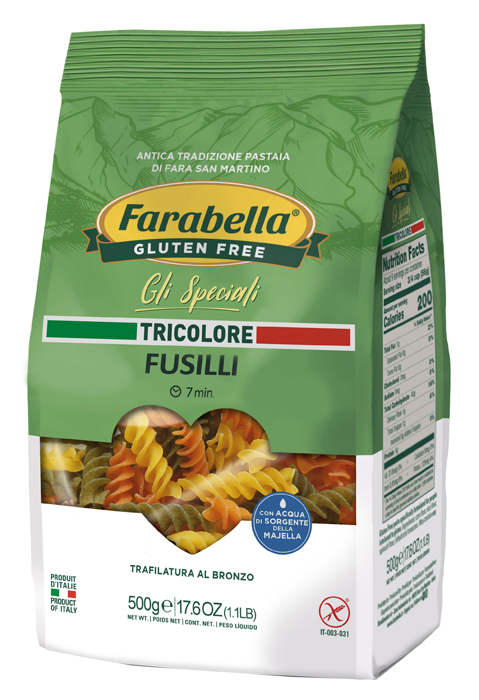 FARABELLA FUSILLI TRICOLORE 500 G - Farmacia Murachelli Di Putelli dr. Giovanni