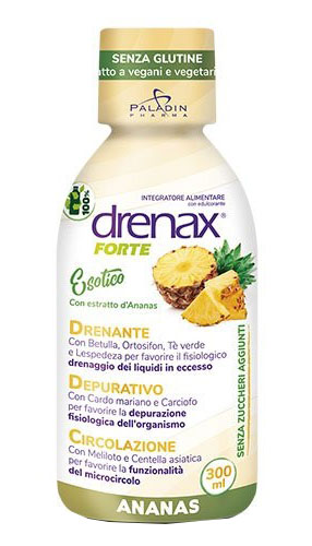 DRENAX FORTE ESOTICO CON ESTRATTO D'ANANAS 300 ML - Farmacia Murachelli Di Putelli dr. Giovanni