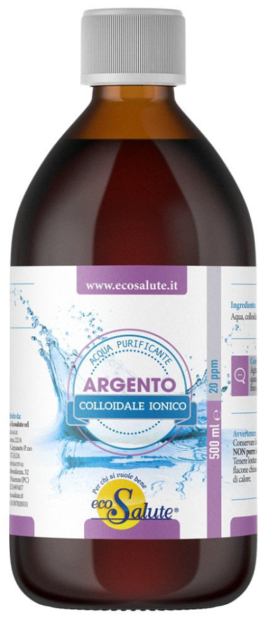ARGENTO COLLOIDALE IONICO ACQUA 0,5 L - Farmacia Murachelli Di Putelli dr. Giovanni