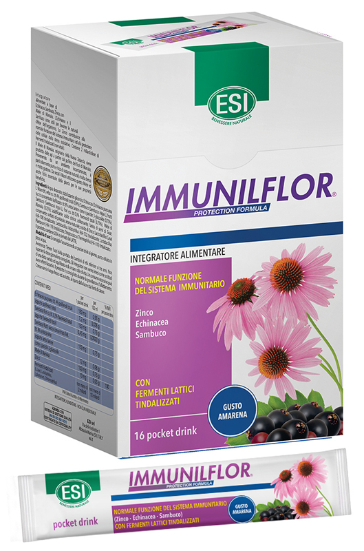 ESI IMMUNILFLOR POCKET DRINK 16 POCKET DRINK - Farmacia Murachelli Di Putelli dr. Giovanni