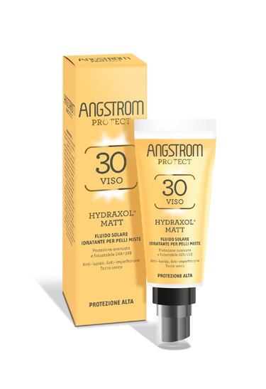ANGSTROM PROTECT HYDRAXOL MATT FLUIDO SOLARE PROTEZIONE 30 PELLI MISTE 40 ML - Farmacia Murachelli Di Putelli dr. Giovanni