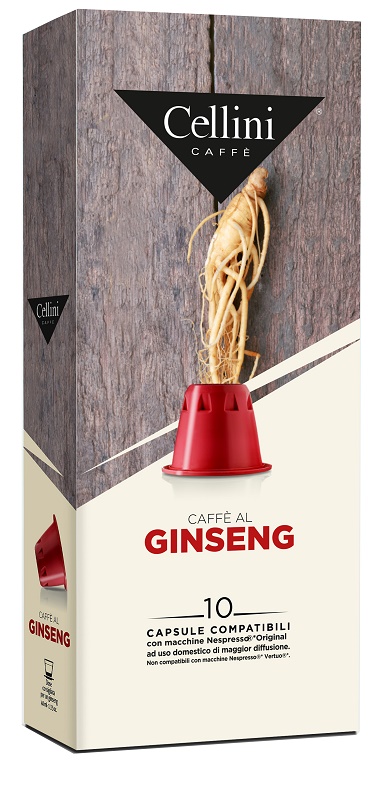 CELLINI CAFFE' AL GINSENG 10 CAPSULE - Farmacia Murachelli Di Putelli dr. Giovanni