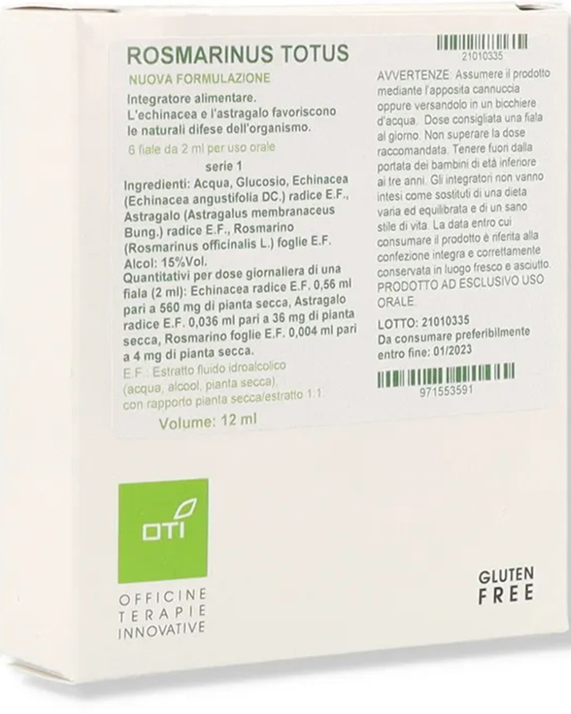 ROSMARINUS TOTUS NUOVA FORMULAZIONE 1SERIE 6FIALE GLUCOSATE 2ML - Farmacia Murachelli Di Putelli dr. Giovanni