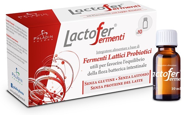 LACTOFER FERMENTI 10 FLACONCINI 10 ML - Farmacia Murachelli Di Putelli dr. Giovanni
