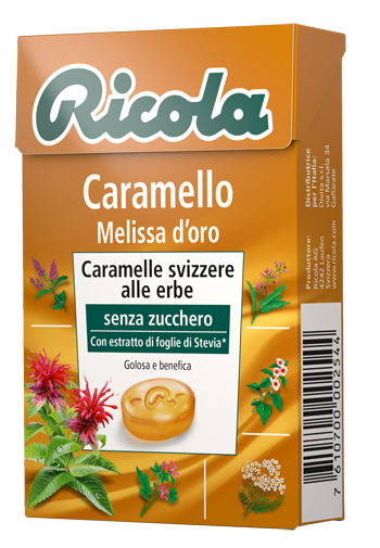 RICOLA HERB-CARAMEL 50 G - Farmacia Murachelli Di Putelli dr. Giovanni