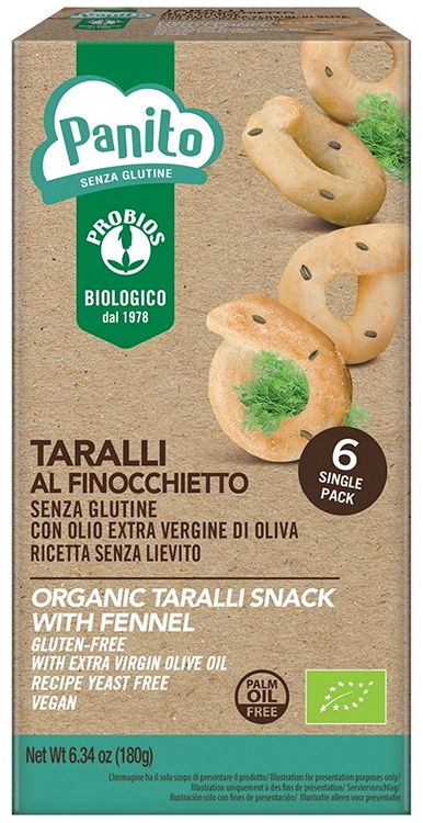 PANITO TARALLI AL FINOCCHIETTO 180 G - Farmacia Murachelli Di Putelli dr. Giovanni