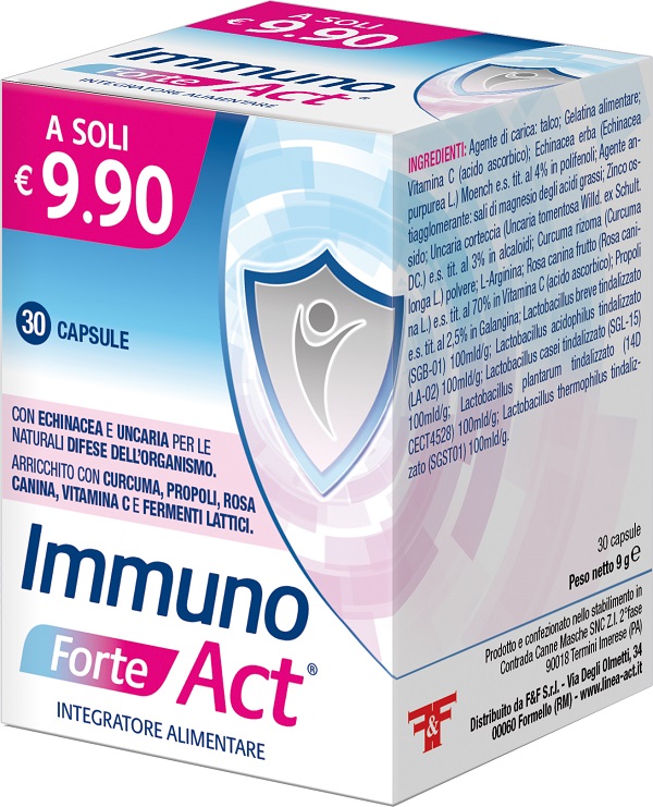 IMMUNO FORTE ACT 30 CAPSULE - Farmacia Murachelli Di Putelli dr. Giovanni