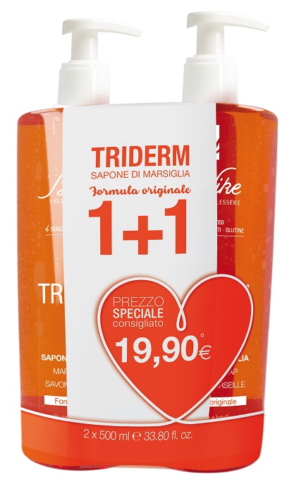 TRIDERM SAPONE DI MARSIGLIA BIPACK 2 FLACONI DA 500 ML - Farmacia Murachelli Di Putelli dr. Giovanni