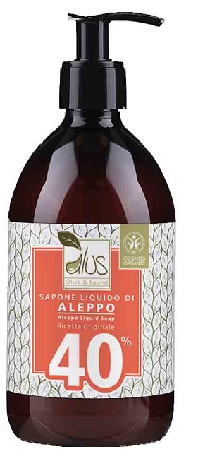 ALUS OLIVE & LAUREL SAPONE LIQUIDO DI ALEPPO 40% 500 ML - Farmacia Murachelli Di Putelli dr. Giovanni