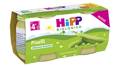 HIPP BIO OMOGENEIZZATO PISELLI 2X80 G - Farmacia Murachelli Di Putelli dr. Giovanni