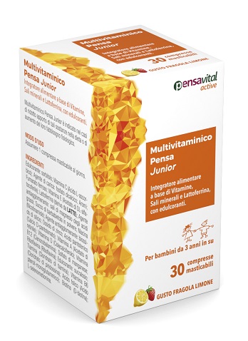MULTIVITAMINICO PENSA JUNIOR 30 COMPRESSE MASTICABILI - Farmacia Murachelli Di Putelli dr. Giovanni