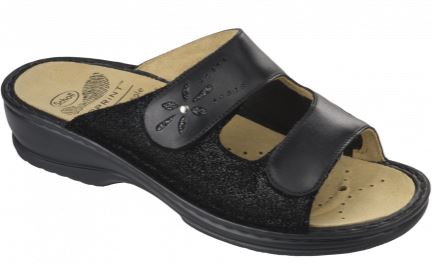 VITALBA LEATHER + ELASTICATED WOMENS BLACK 41 COLLEZIONE SS17 1 PAIO - Farmacia Murachelli Di Putelli dr. Giovanni