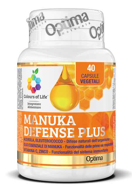 COLOURS OF LIFE MANUKA DEFENSE PLUS 40 CAPSULE VEGETALI 495 MG - Farmacia Murachelli Di Putelli dr. Giovanni