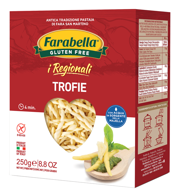 FARABELLA TROFIE I REGIONALI PASTA FRESCA STABILIZZATA 250 G - Farmacia Murachelli Di Putelli dr. Giovanni